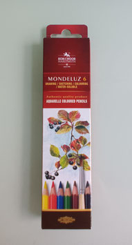 Aquarell Künstlerfarbstifte 6er Pack im Pappetui