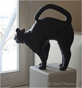 Skulptur Katze