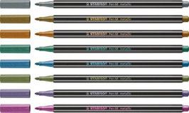 Stabilo Viltstiften Pen 68 Metallic - losse viltstiften