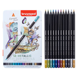 Bruynzeel Expression - 12 Metallic kleurpotloden
