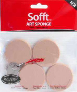 Sofft Art Sponge Round - 4 stuks