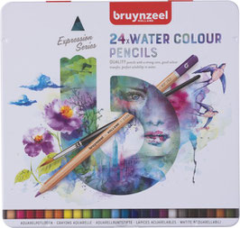 Bruynzeel Expression Aquarel blik - 24 aquarelpotloden