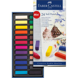 Faber Castell Pastelkrijt - 24 stuks soft pastel