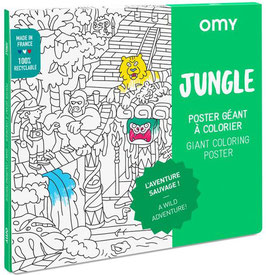 Giant Coloring Poster OMY - Jungle