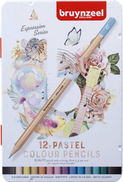Bruynzeel Expression - 12 Pastel kleurpotloden