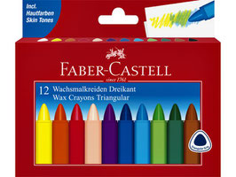 Faber Castell Waskrijt -12 stuks