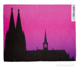 Reinigungstuch Kölner Dom pink