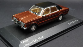 FORD TAUNUS GXL (1974) - MARRONE - WHITEBOX 1/43