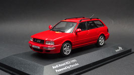 AUDI AVANT RS2 POWERED by PORSCHE (1995) - LAZER RED - SOLIDO 1/43