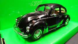 VOLKSWAGEN BEETLE - NERO - WELLY 1/24