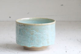 Matcha Teeschale mit  Bogenmuster