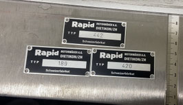 Gravieren Typenschild