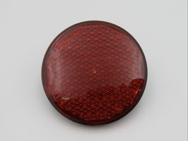 Reflektor rot, Kunstoff Einfassung, 70mm
