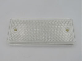 Rückstrahler 90x40mm weiss