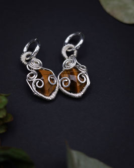 The Predatory Geometry | Tiger’s Eye & Silver (935)