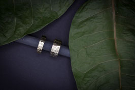Made to Order: The Echo of the Blacksmith’s Hammer | Rounded Hammered Band in Silver (935) - 5mm or 8mm