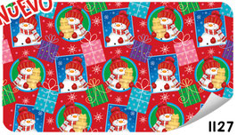 PAPEL COUCHE NAVIDEÑO MOD. 1127