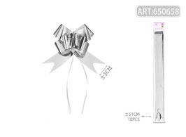 MOÑO MAGICO MEDIANO METALICO PLATA 650658