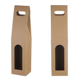 CAJA CON VENTANA PARA 2 BOTELLA