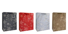 BOLSA NAVIDEÑA PREMIUM SERIE CONTORNO DE ESTRELLAS JUMBO