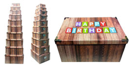 SETS DE 10 PIEZAS CON HERRAJE DS45043 HAPPY MADERA