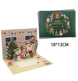TARJETA TRIDIMENCIONAL NAVIDEÑA DS62116