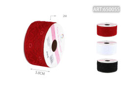 LISTON DE ORGANZA 650055 CON PEDRIERIA