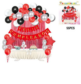 SETS DE GLOBOS FELIZ CUMPLEAÑOS DS08693