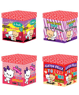 TORRE DE CUBOS RIGIDOS LOVE SERIE 4 DIAMANTE