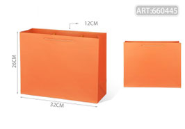 BOLSA PLASTIFICADA BOUTIQUE GRANDE 660445 NARANJA