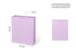 BOLSA DE COLOR PLASTIFICADA MINI 660352