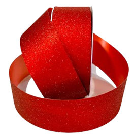 LISTON GLITER ROJO