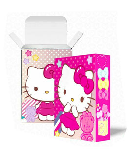 CAJA RIGIDA CEREARELA KITTY ROSA