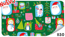 PAPEL COUCHE NAVIDEÑO MOD. 1130