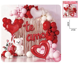 SETS DE GLOBOS TE AMO DS12018