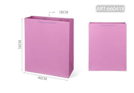 BOLSA PLASTIFICADA VERTICAL MEGA 660418 BUGAMBILIA