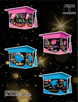 TORRE DE CUBOS GRADUACION SERIE DIAMANTE 1