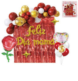 SETS DE GLOBOS FELIZ DIA MAMA DS12131