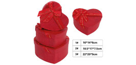 SETS DE CAJA DURA CORAZON ROJA DS42920