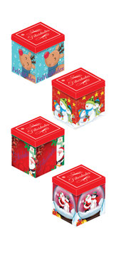 TORRE DE CUBOS NAVIDEÑO DIAMANTE CON BARNIZ SERIE 5