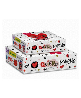 CAJA RIGIDA CAMISERA CHICA TE QUIERO MUCHO