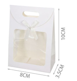 BOLSA BOND CON ASA TROQUELADA Y VENTANA 643849