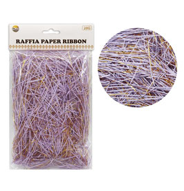 FIBRA DE PAPEL NATURAL CON FILAMENTOS EN ORO DS34071