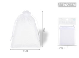 BOLSA DE ORGANZA 9X11 650576 BLANCA