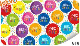 PAPEL COUCHE CUMPLEAÑOS 919