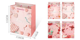BOLSA LOVE ROSA 660666 GRANDE