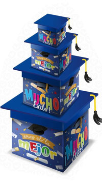 TORRE DE CUBOS AZUL MUCHO EXITO