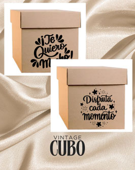 CUBO 15X15 MICROCORRUGADO VINTAGE