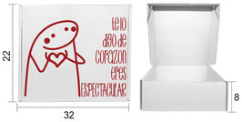 CAJA PARA DONAS BLANCA VINTAGE LOVE