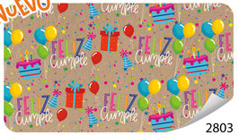 PAPEL COUCHE CUMPLEAÑOS 2803